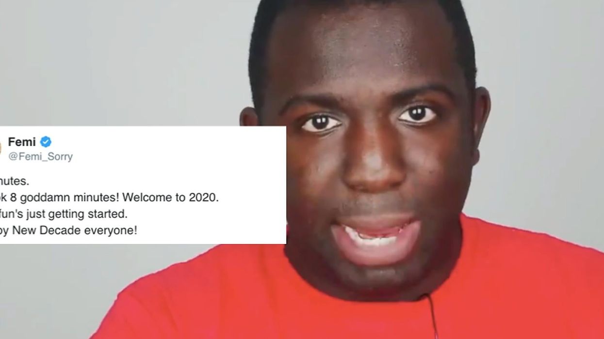 Activist shares shocking racist abuse he received ‘8 minutes’ into 2020 and the internet's response was 'beautiful'