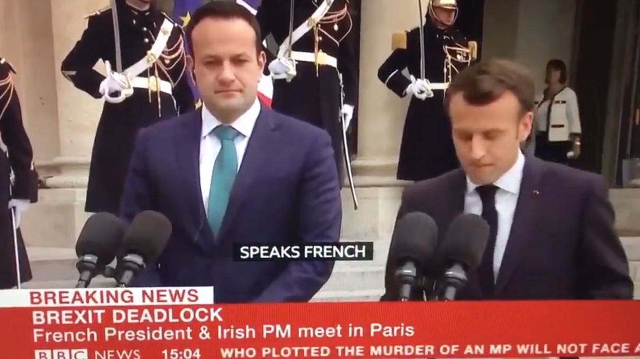 The BBC subtitles had a complete meltdown trying to translate Emmanuel Macron
