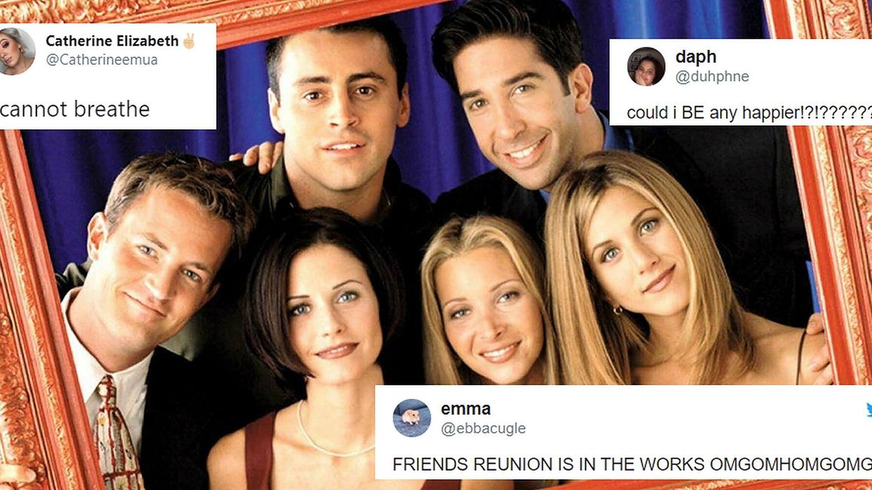 A Friend’s reunion is in the works and fans can't contain their excitement