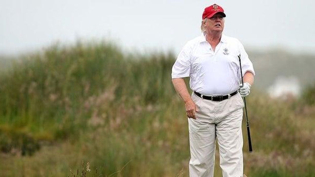 If Trump likes being president so much, why did go golfing for 1 in every 5 days last year?