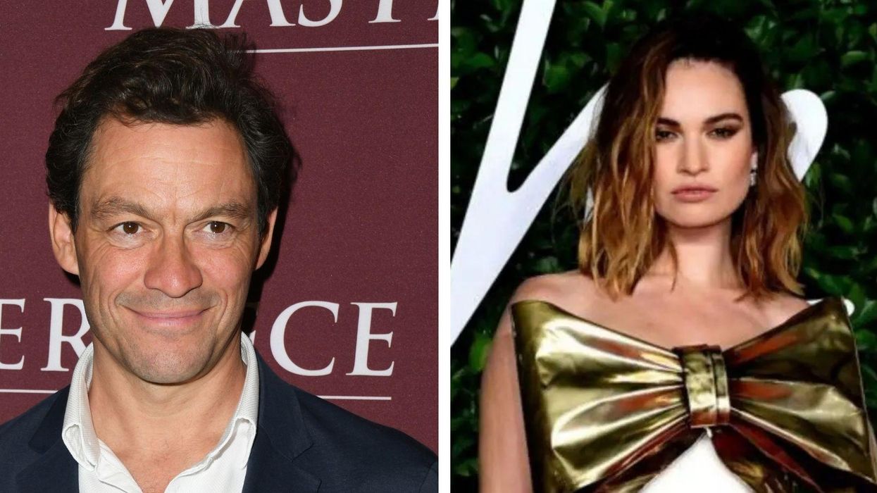 Outrage as Lily James 'slut-shamed' and 'mocked' over photos of her kissing Dominic West