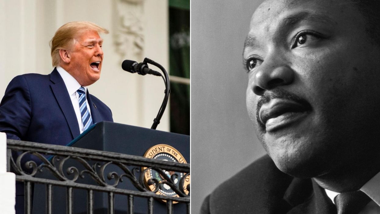 Trump sparks furious backlash from Martin Luther King's daughter for 'beyond insulting' advert