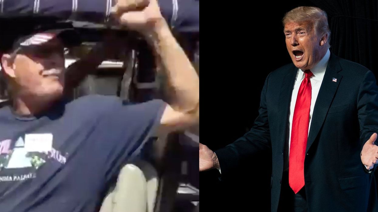 Trump's team had the worst excuse after he shared a video of supporters shouting 'white power'