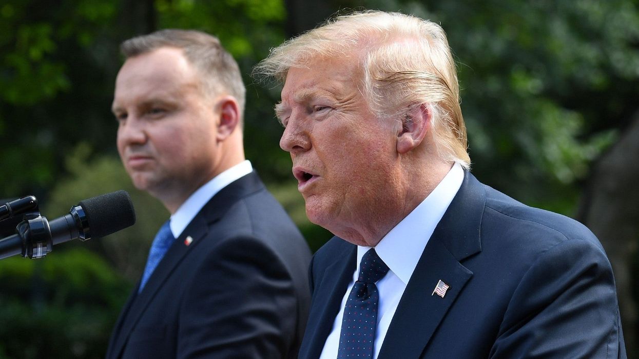 7 of the strangest things that Trump said during his press conference with the Polish president