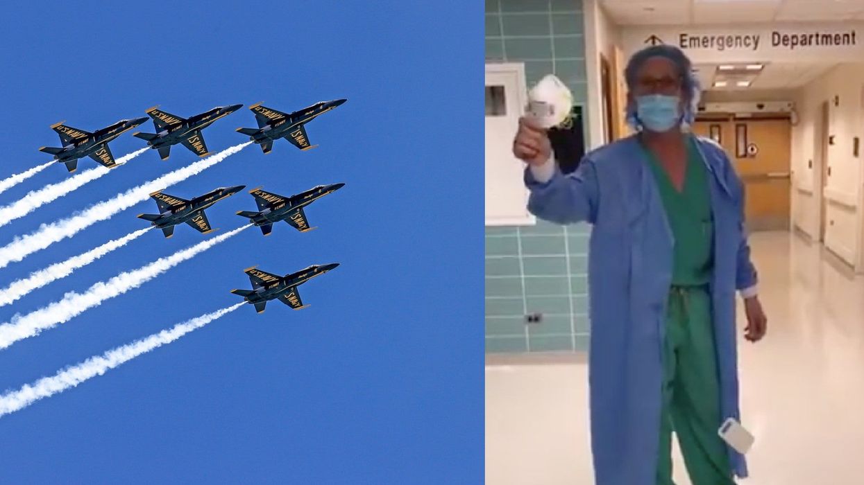 Doctor slams Trump for wasting money on military flyovers for health workers