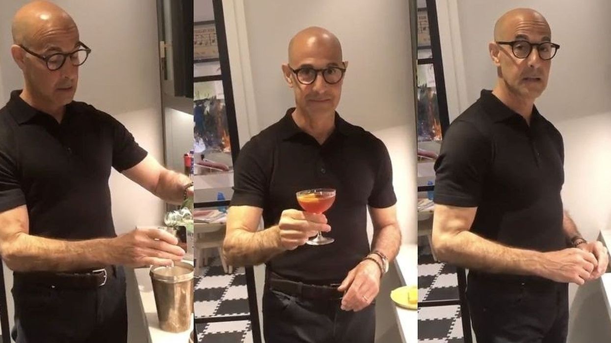 Stanley Tucci showed the world how to make his favourite lockdown cocktail and everyone swooned