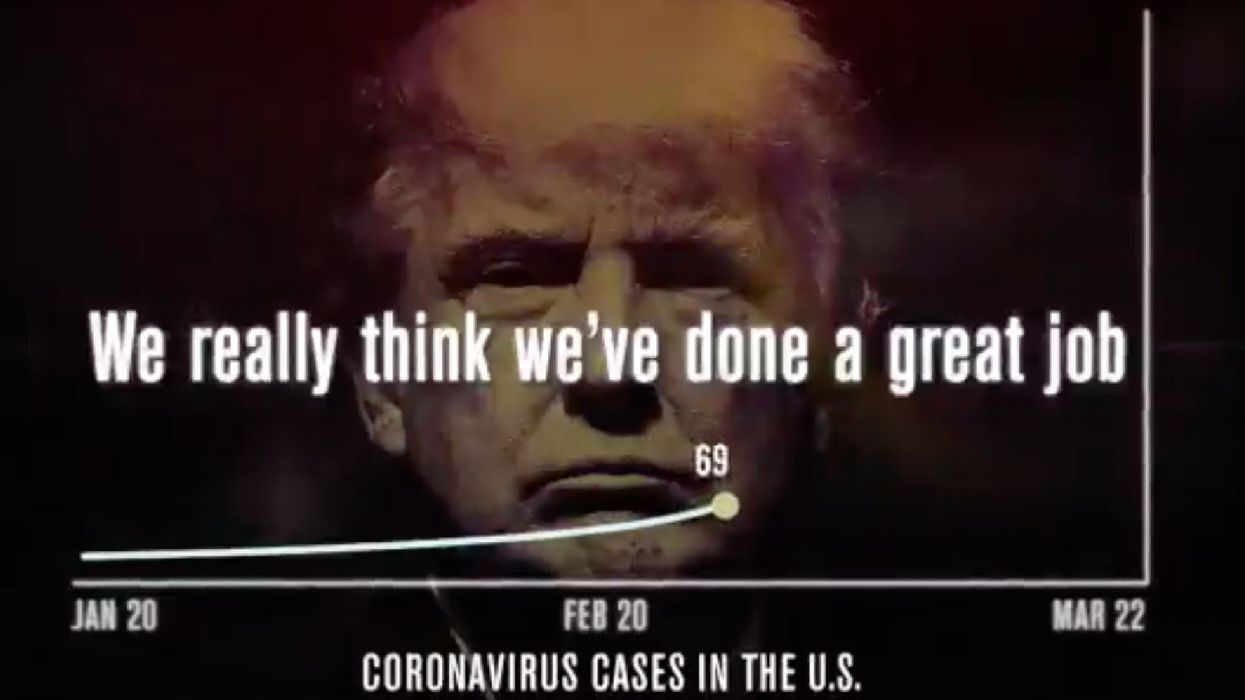 Trump is trying to ban this ad about his coronavirus response so please don't share it
