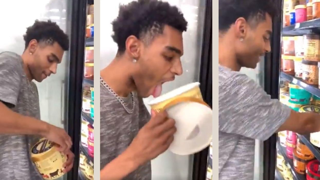 Black man sent to prison for ice-cream-licking prank video