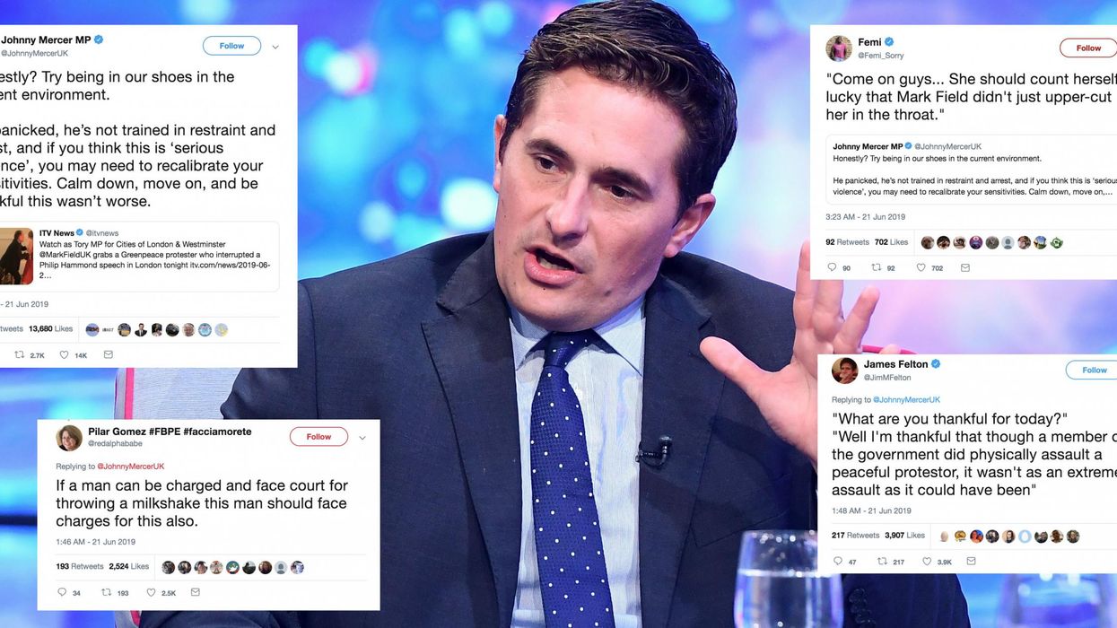 Tory MP defended Mark Field’s actions and got shut down brutally