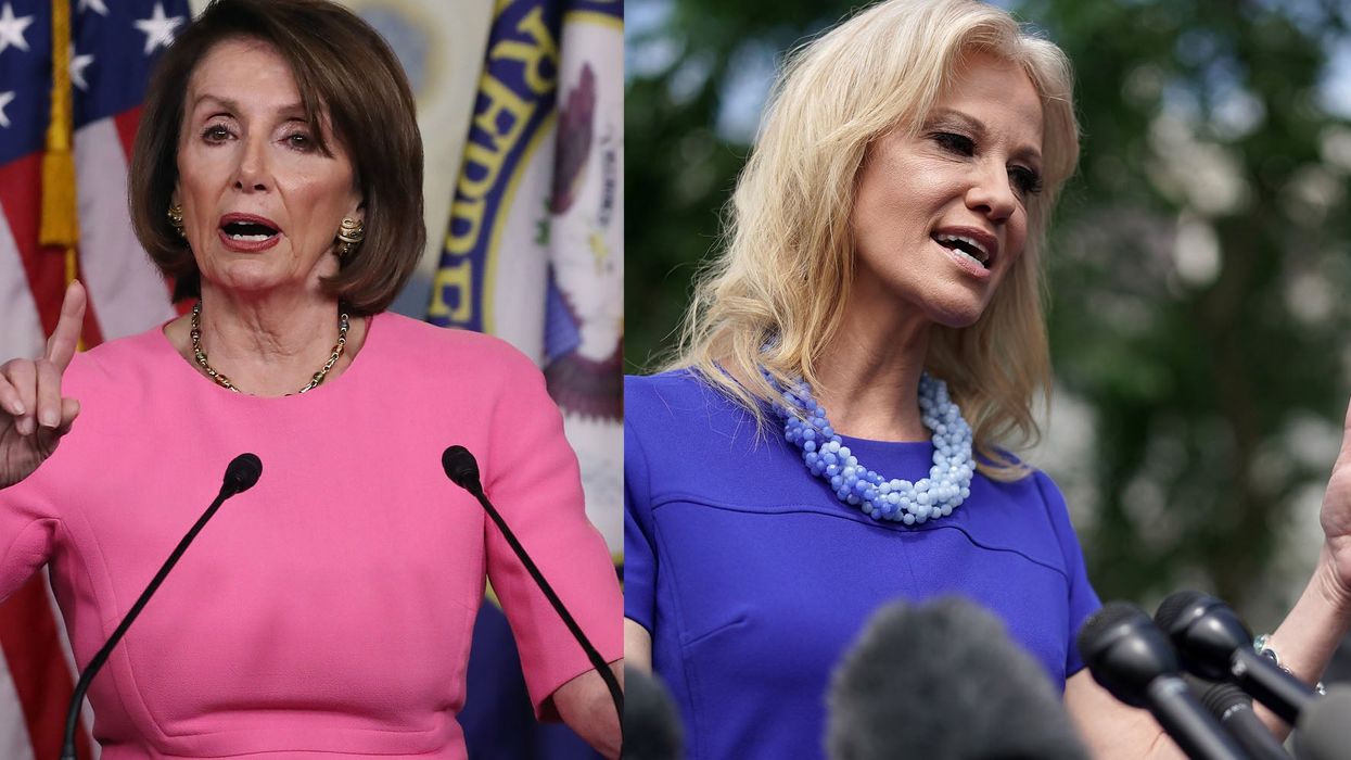 Kellyanne Conway tried to start a feud with Nancy Pelosi but she wasn’t having any of it