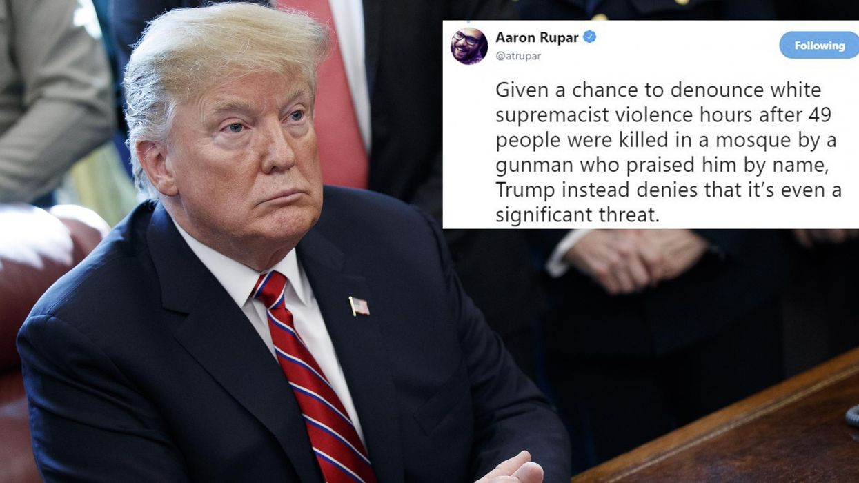New Zealand mosque shootings: Trump claims that white supremacy isn't a 'significant threat'