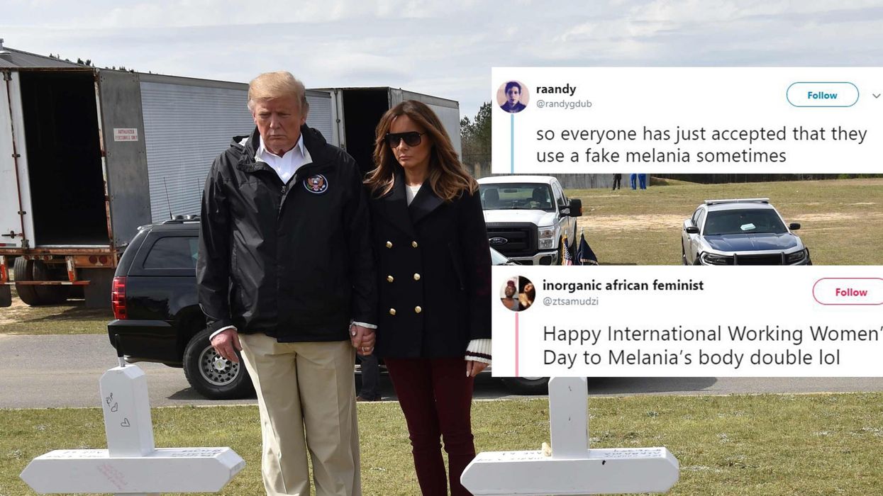 New picture of Melania Trump prompts Twitter users to spread fresh body double rumours