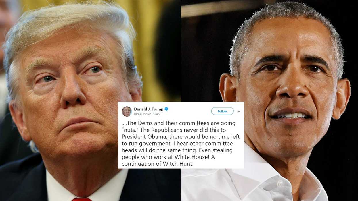 CNN hosts accuse Trump of hypocrisy for tweeting 'Republicans never did this to Obama'