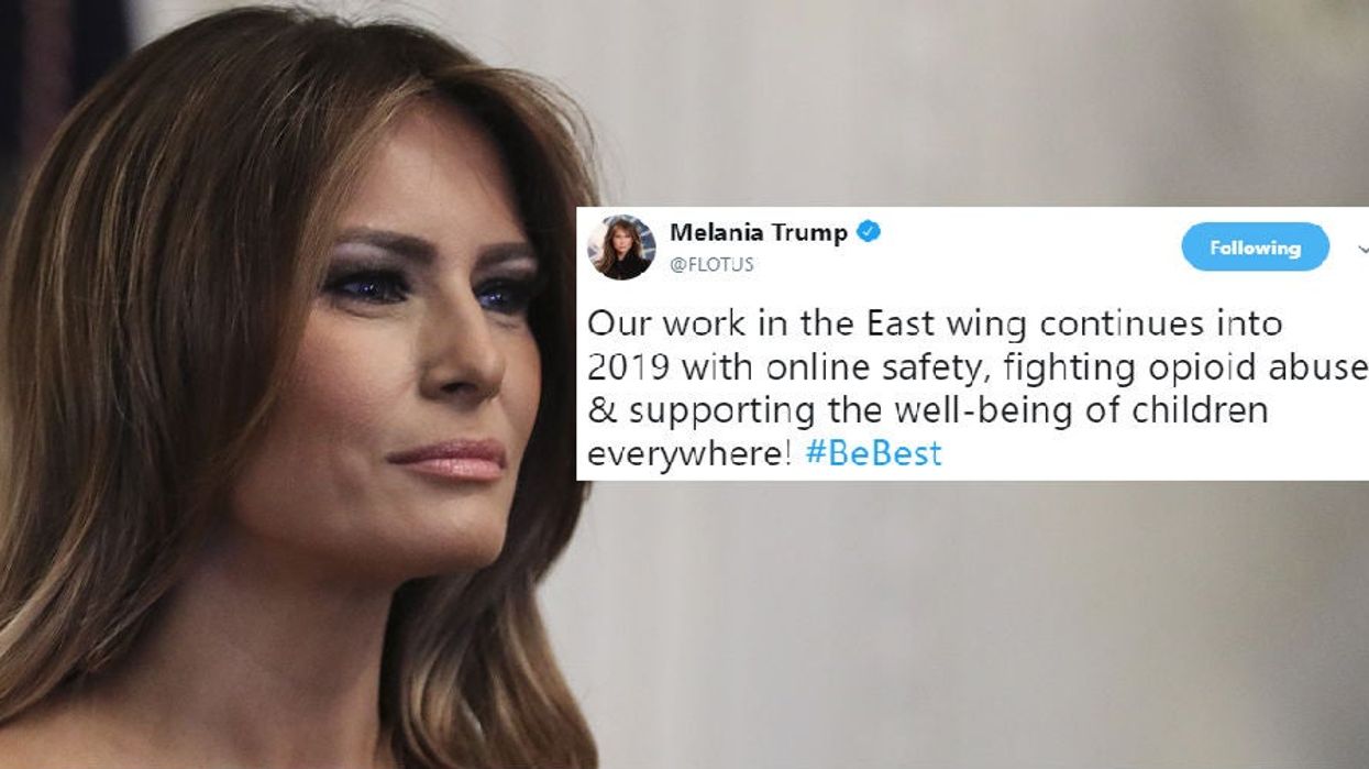 Melania Trump vowed to 'continue' fighting for children everywhere and people were quick to cry hypocrisy