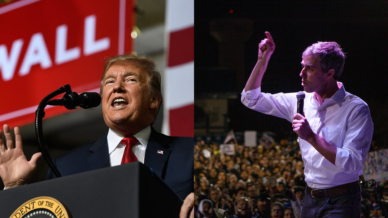 Trump and Beto O'Rourke held rival rallies in Texas and they couldn’t have been any more different