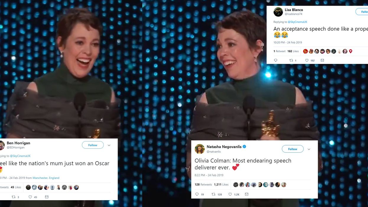 Everyone loved Olivia Colman's inspiring Oscar speech