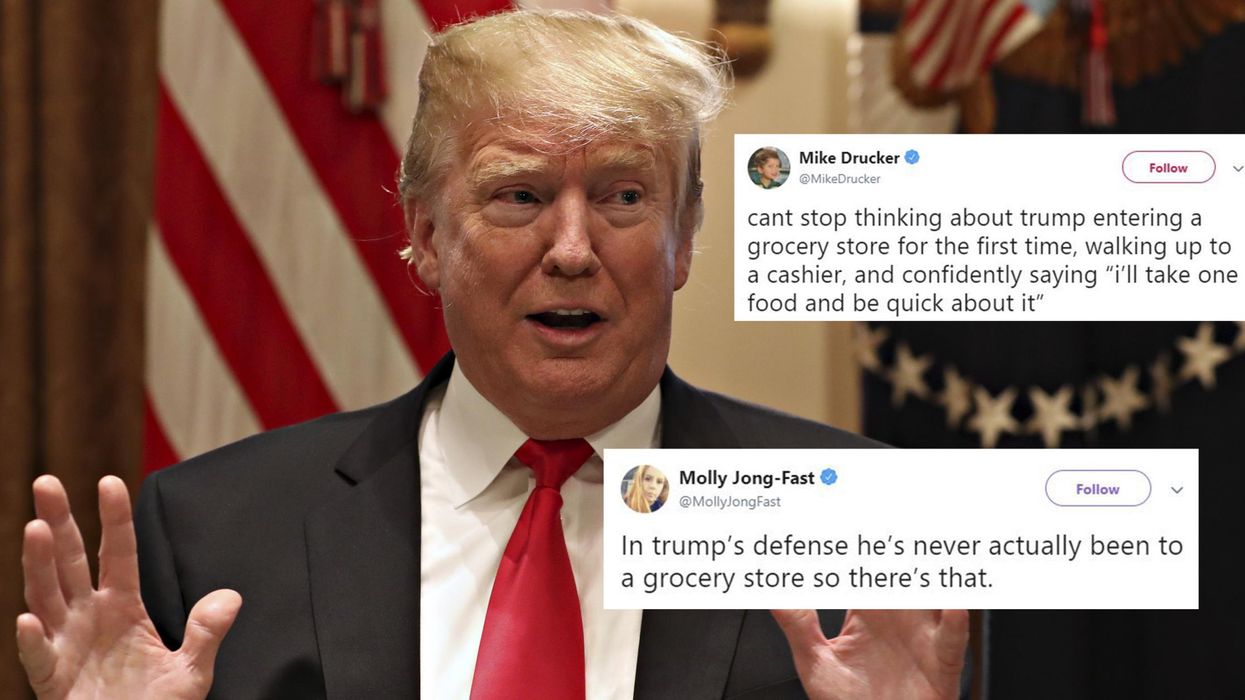 Government shutdown: Trump suggests unpaid federal workers should ask for free food at grocery stores