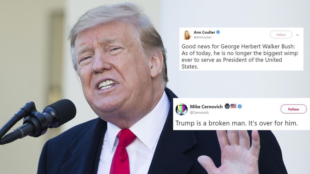 Trump supporters are furious about him ending the government shutdown without a border wall deal