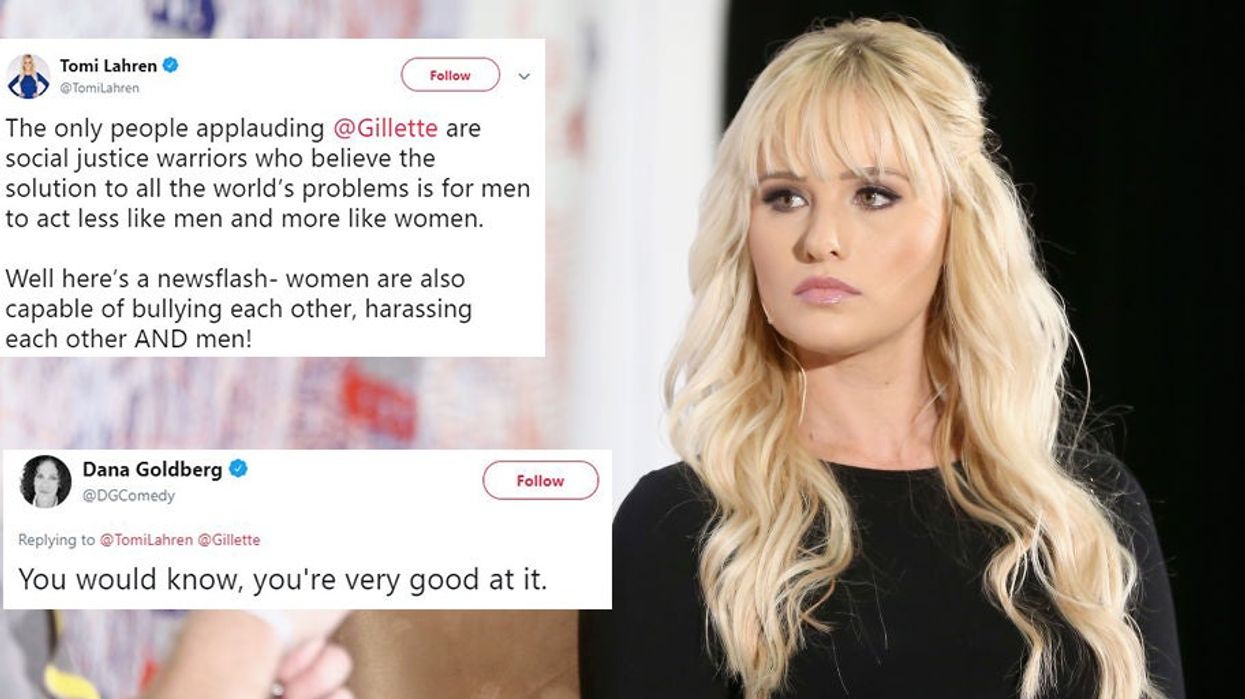 Tomi Lahren tried to criticise the new Gillette advert about toxic masculinity, but it seriously backfired