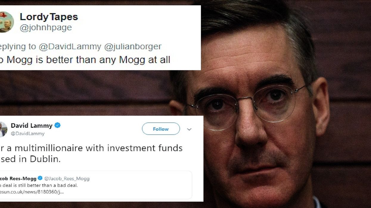 Jacob Rees-Mogg tweeted 'no deal is still better than a bad deal' and people weren't impressed