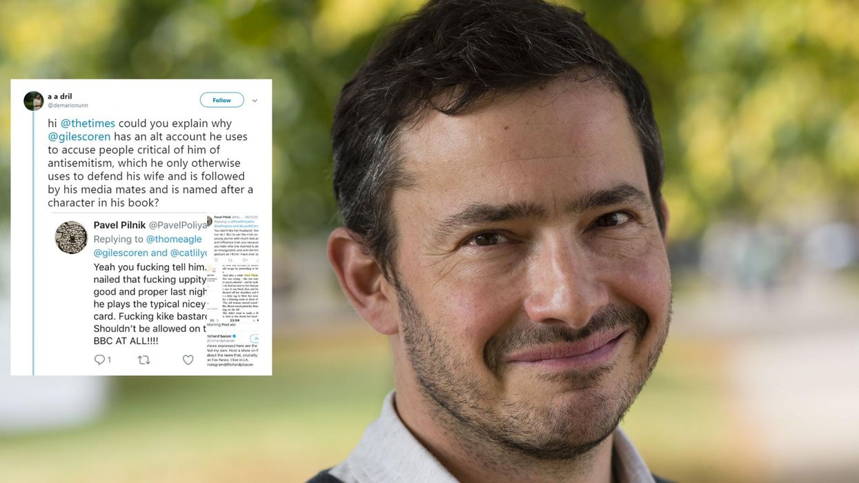 Giles Coren made an alternative Twitter account to send antisemitic message and defend his wife from critics