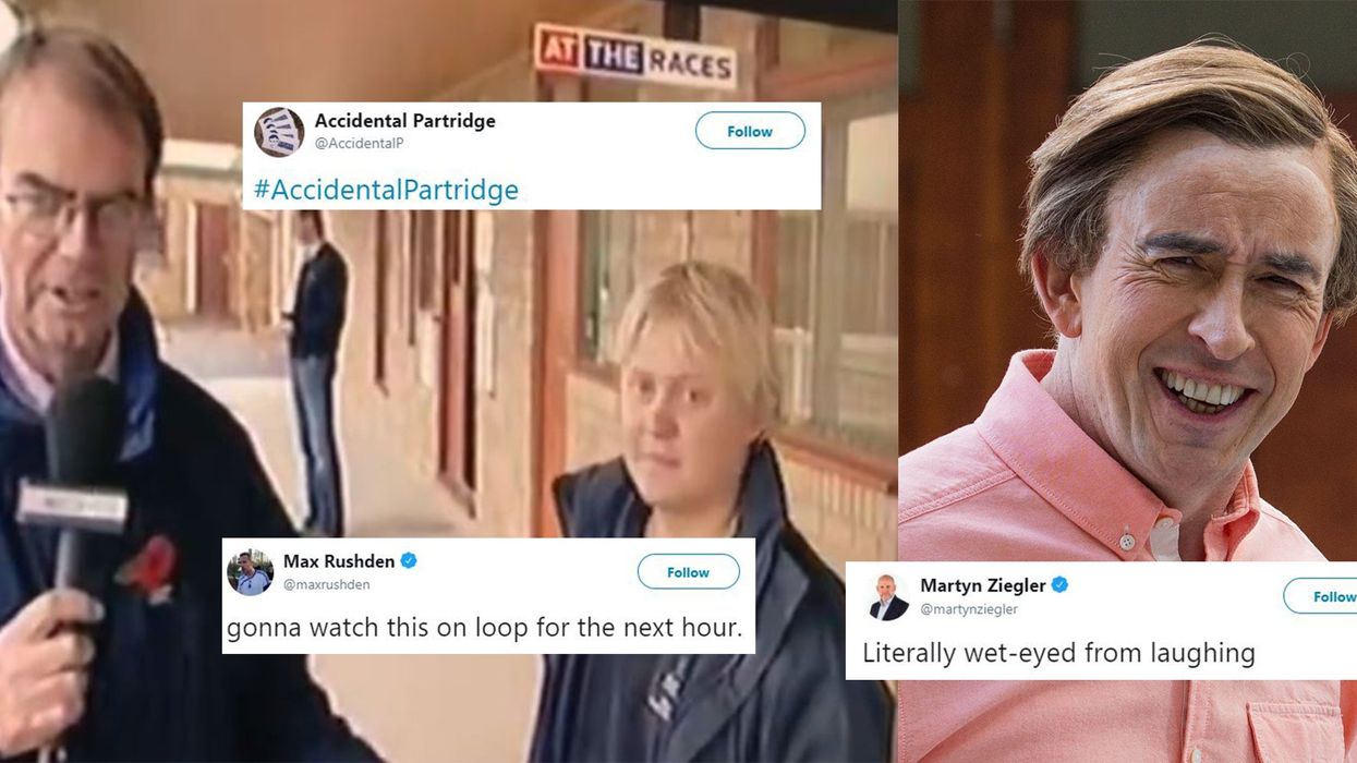 This 'At the Races' clip is so excruciating it would even make Alan Partridge squirm