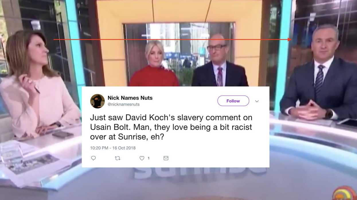 Australian news anchor made a slavery joke in a story about Usain Bolt and people are furious