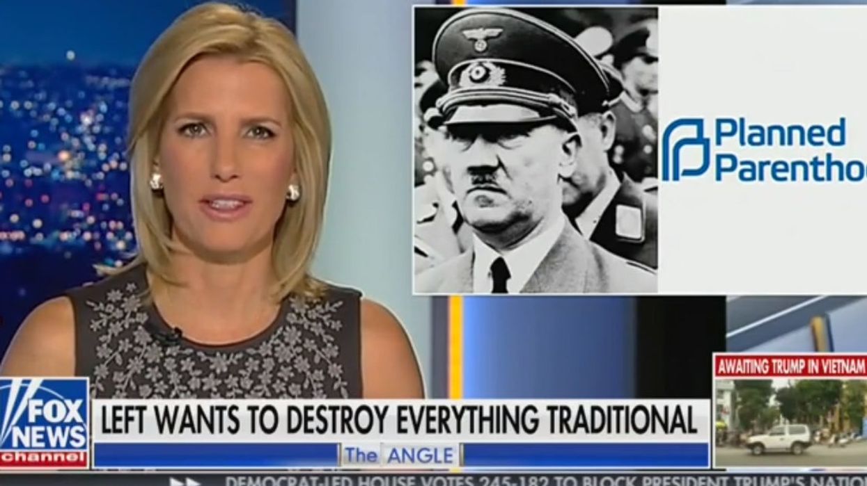 Fox News host Laura Ingraham compares Planned Parenthood to Adolf Hitler