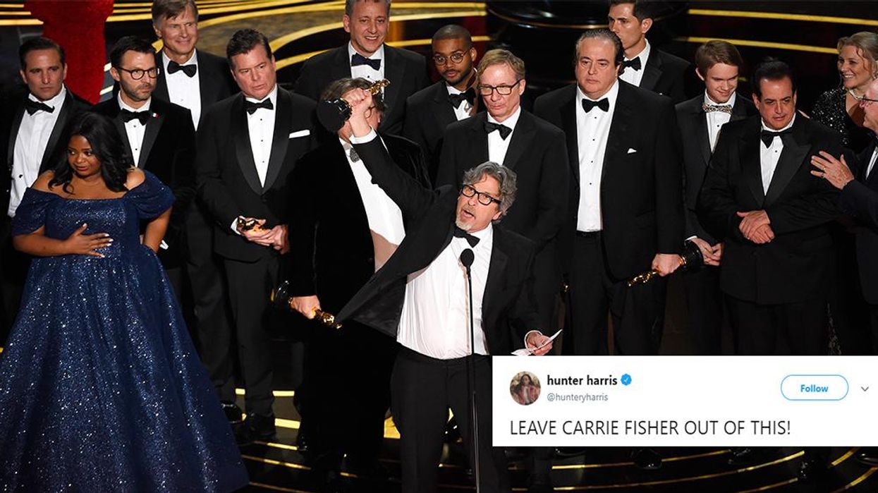 Green Book producers dedicated their Oscar win to Carrie Fisher and people are furious