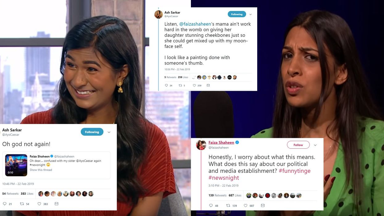 Labour politician Faiza Shaheen was confused with journalist Ash Sarkar…again