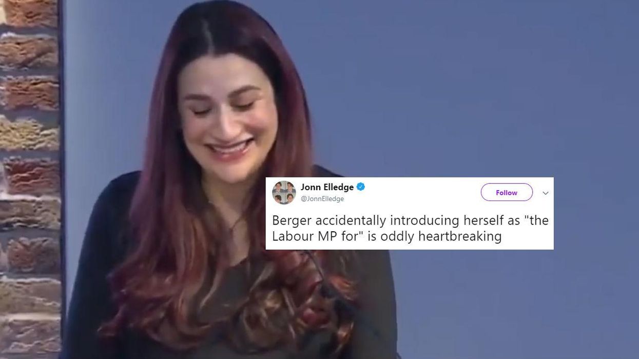 Luciana Berger accidentally called herself a Labour MP while resigning from the party
