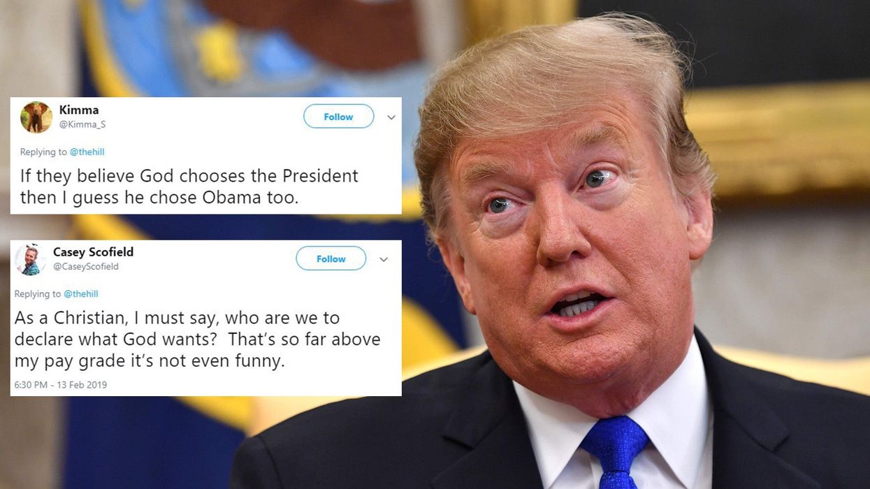 A quarter of Americans believe God wanted Trump to be president. Yes, really