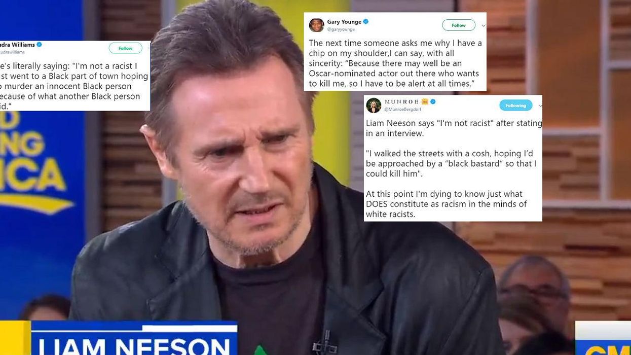 Liam Neeson: Fans 'disgusted and disappointed' over actor's defence of comments about desire to kill black man