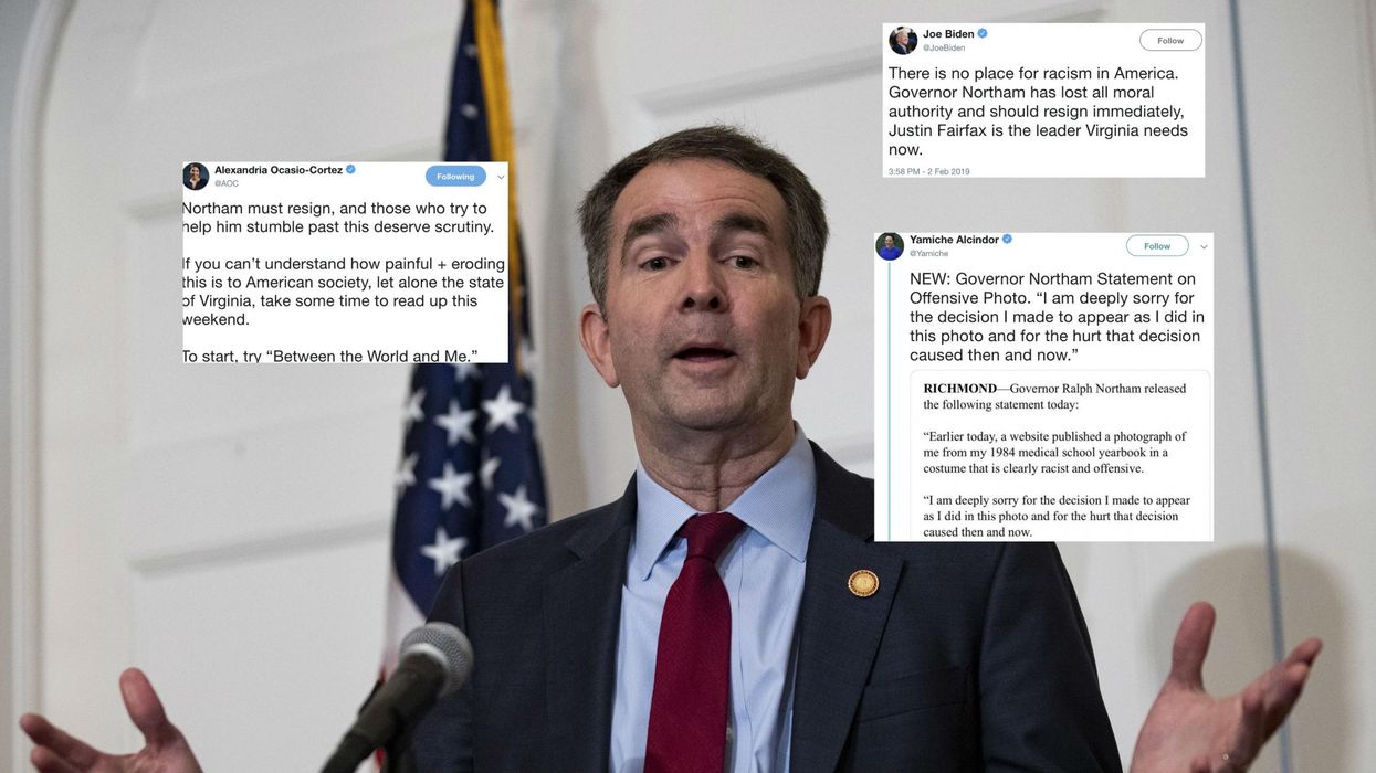 Virginia governor says racist blackface photo 'isn't him' despite apologising for it before