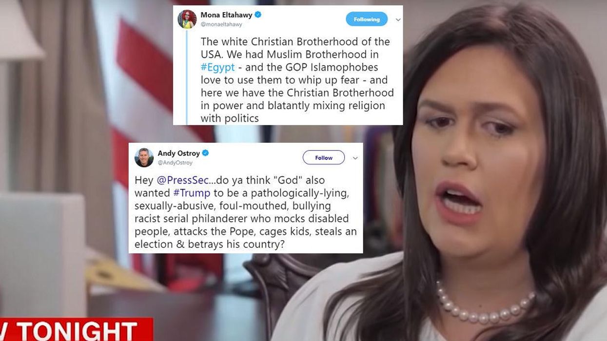 White House press secretary Sarah Sanders believes God ‘wanted Donald Trump to become president’