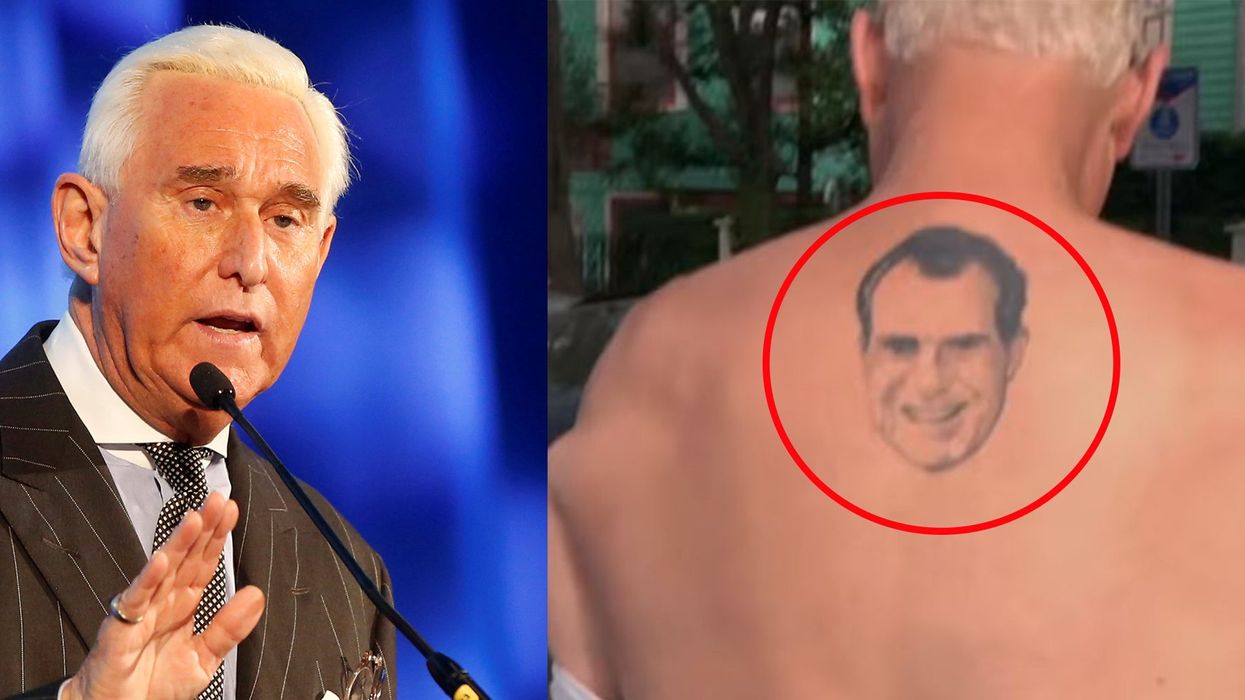 Roger Stone arrested: Former Trump adviser has a tattoo of Richard Nixon on his back