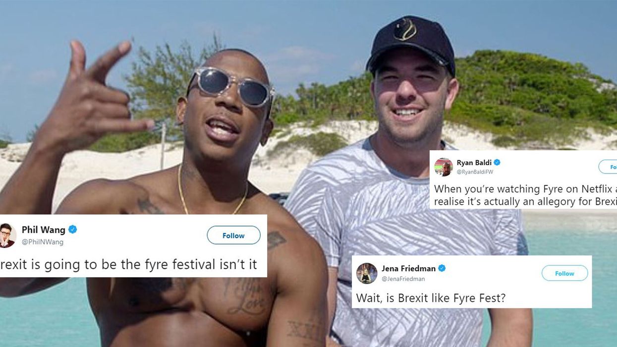 Netflix's Fyre Festival documentary is reminding a lot of people of Brexit