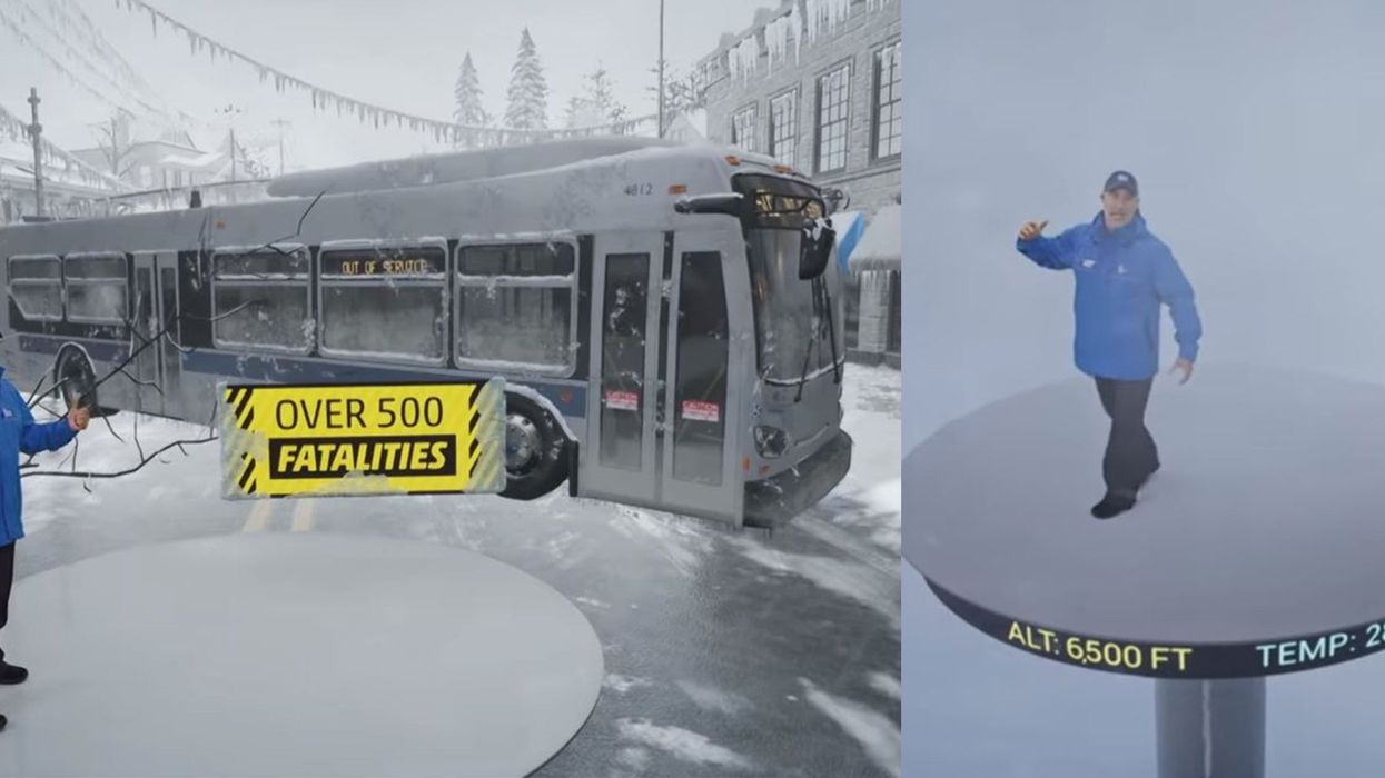 US weather: The Weather Channel's simulation of an ice storm is both worrying and amazing