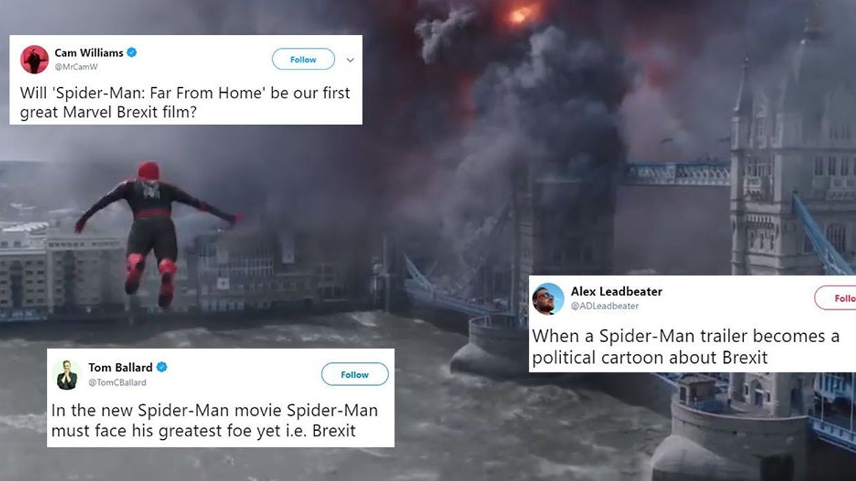 The new Spider-Man film is set in Europe and people are convinced it's about Brexit