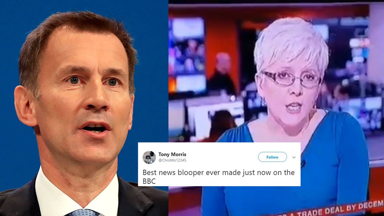 BBC host accidentally drops C-bomb in awkward Jeremy Hunt gaffe on live TV