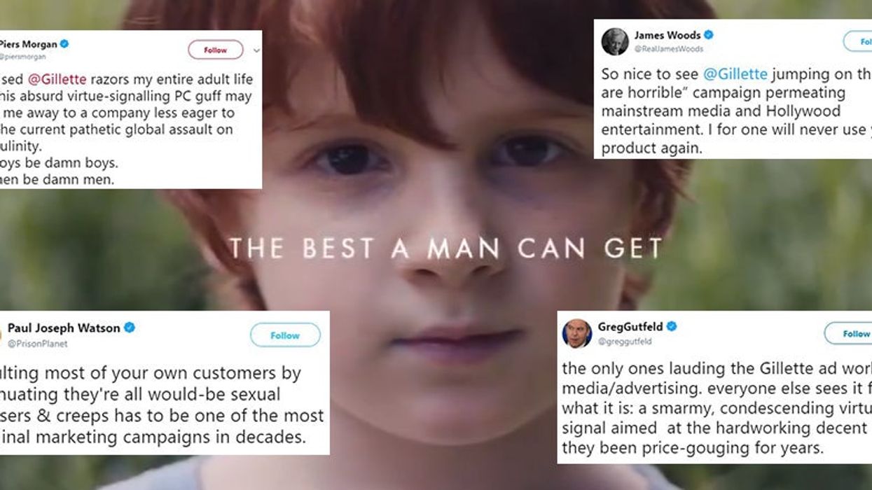 Gillette's new advert is about toxic masculinity and men's rights activists can't handle it