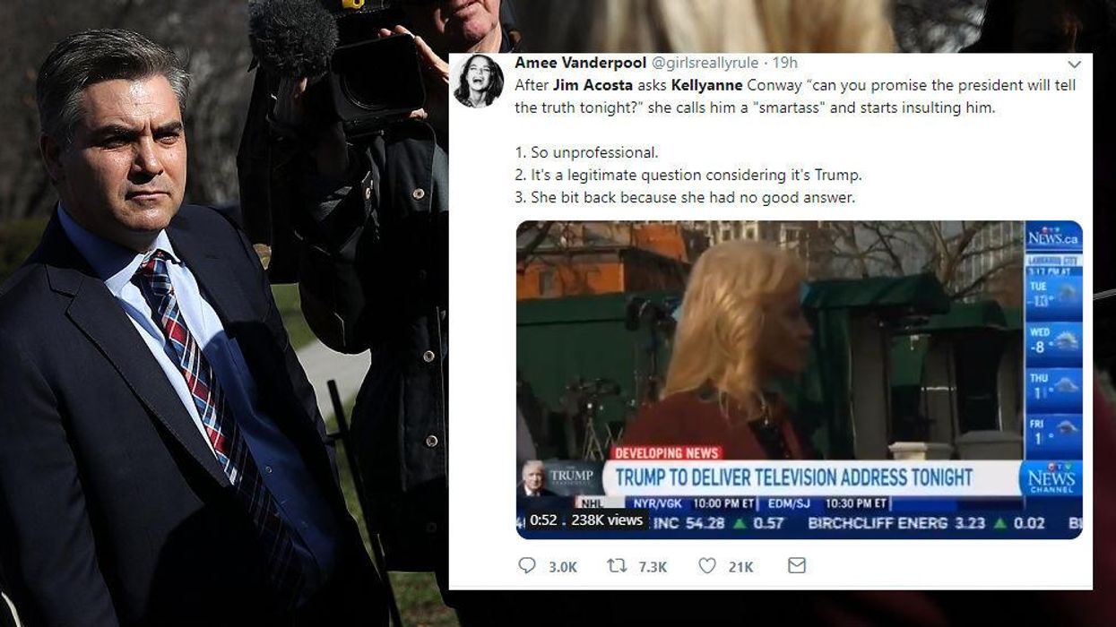 Kellyanne Conway calls CNN journalist Jim Acosta a 'smartass' and talks about alternative facts again