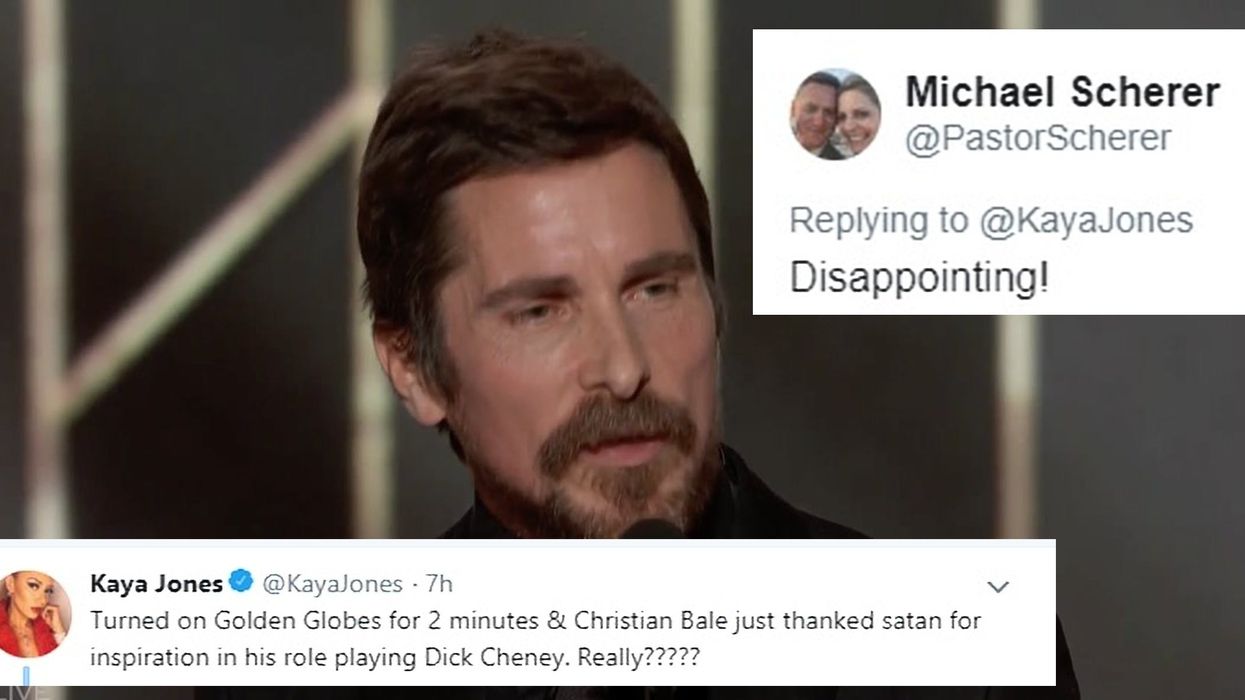 Golden Globes: Christian Bale thanked Satan for his win and conservatives are furious