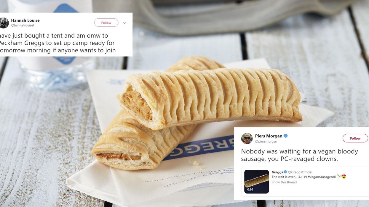 Greggs’ vegan sausage roll has arrived - and Piers Morgan is absolutely furious