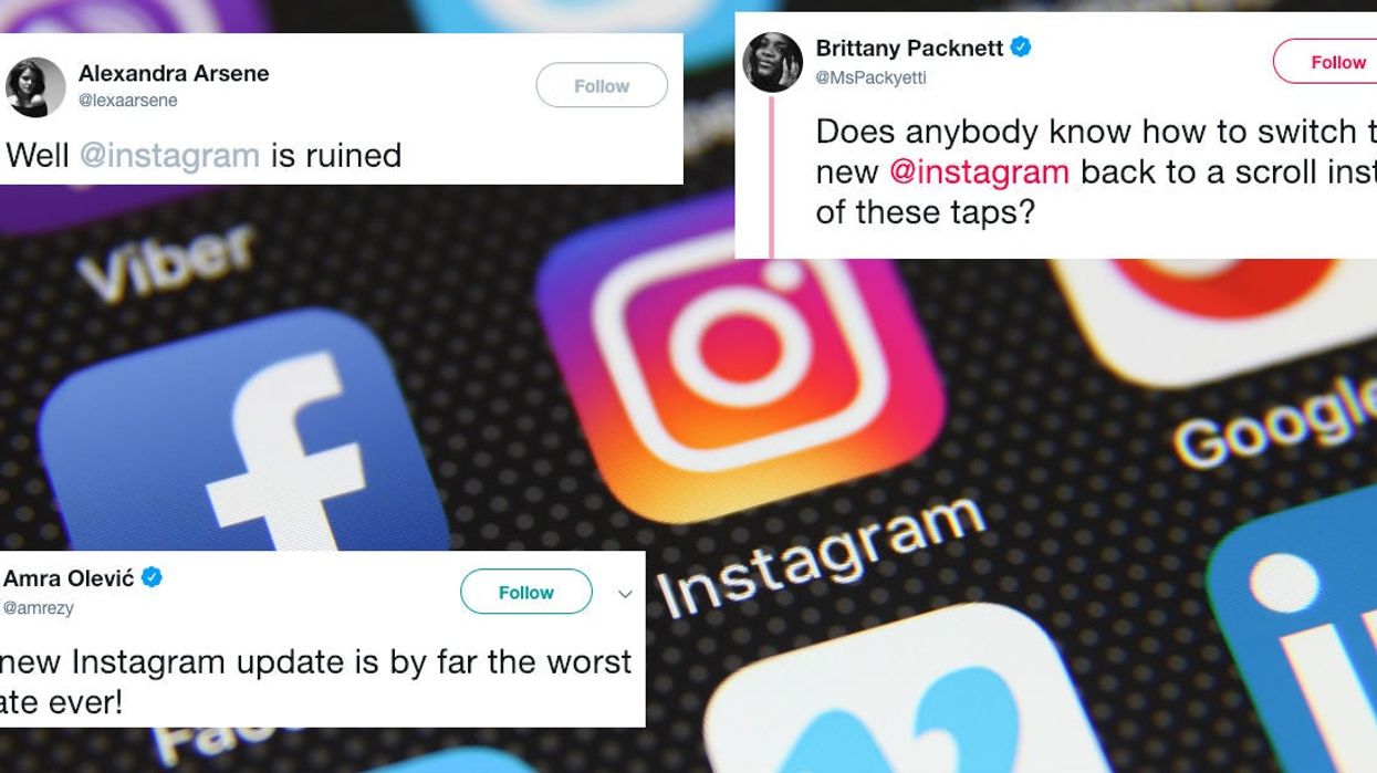 Instagram has just released a major new update and people are furious about it