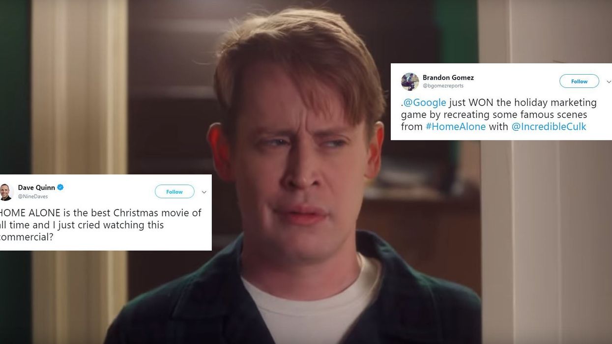 Macaulay Culkin is Home Alone again in a new Google advert, and people are delighted