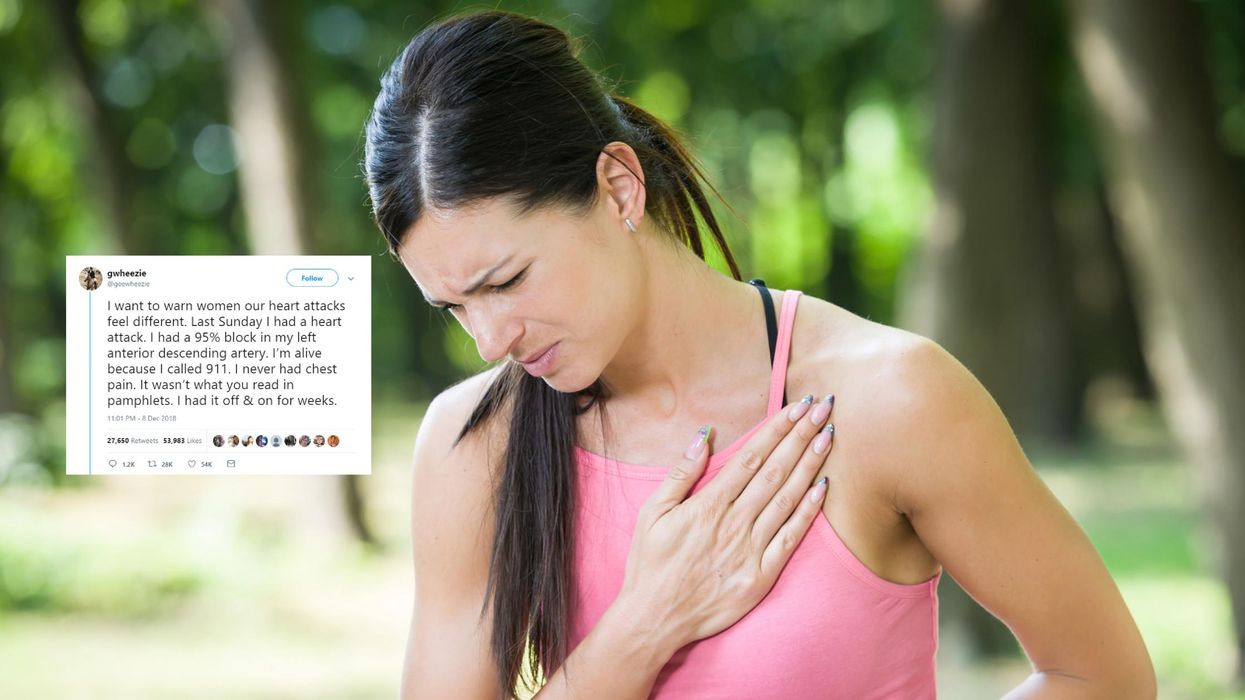 This woman shared the heart attack symptoms all women need to know