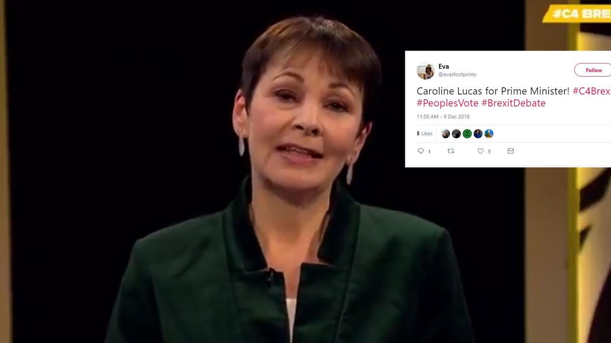 Brexit: Caroline Lucas owned the Channel 4 debate by calling for a People's Vote