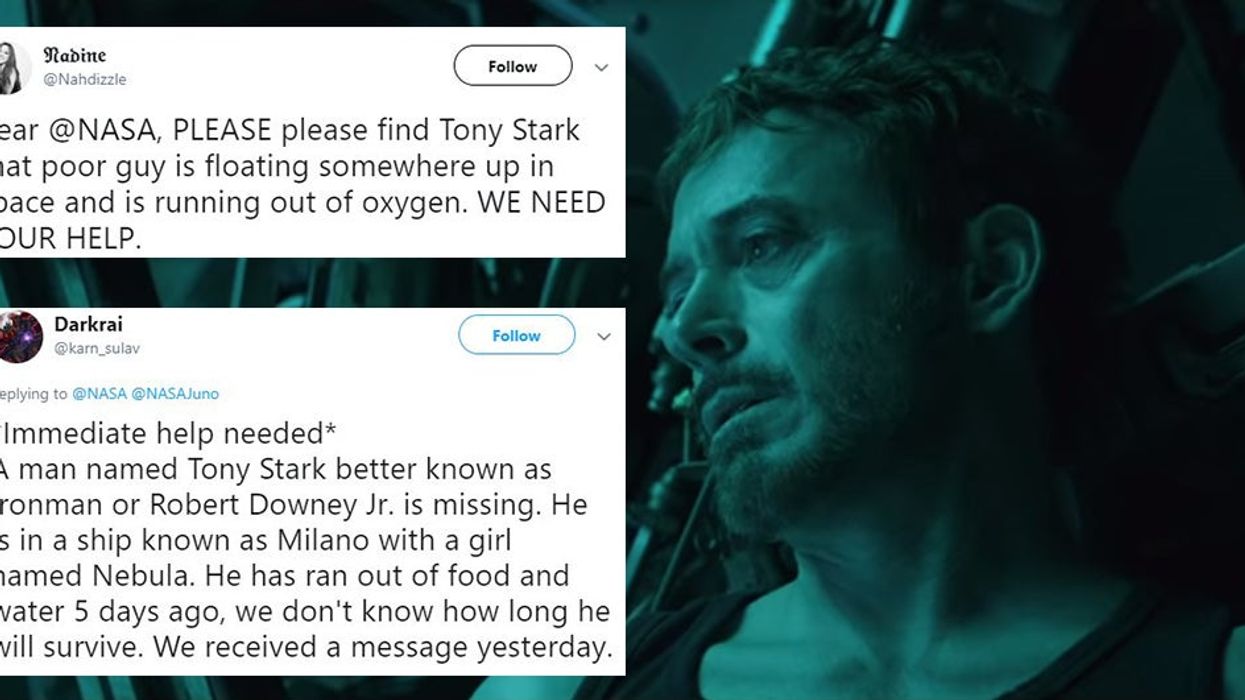 Avengers Endgame: Marvel fans are pleading with Nasa to go and rescue Tony Stark from space