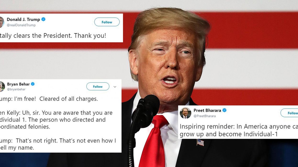 Michael Cohen: Trump is being relentlessly trolled after he was identified as 'Individual-1'